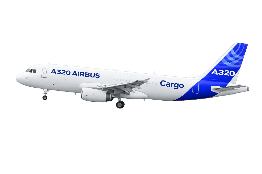 Airbus A320-232 P2F freighter for sale powered by V2500 engines with main deck cargo configuration